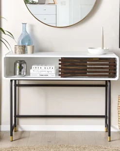 Tavolino consolle RIFLE Bianco