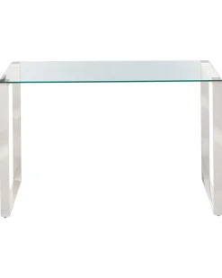 Tavolino consolle TILON Vetro temperato Argento