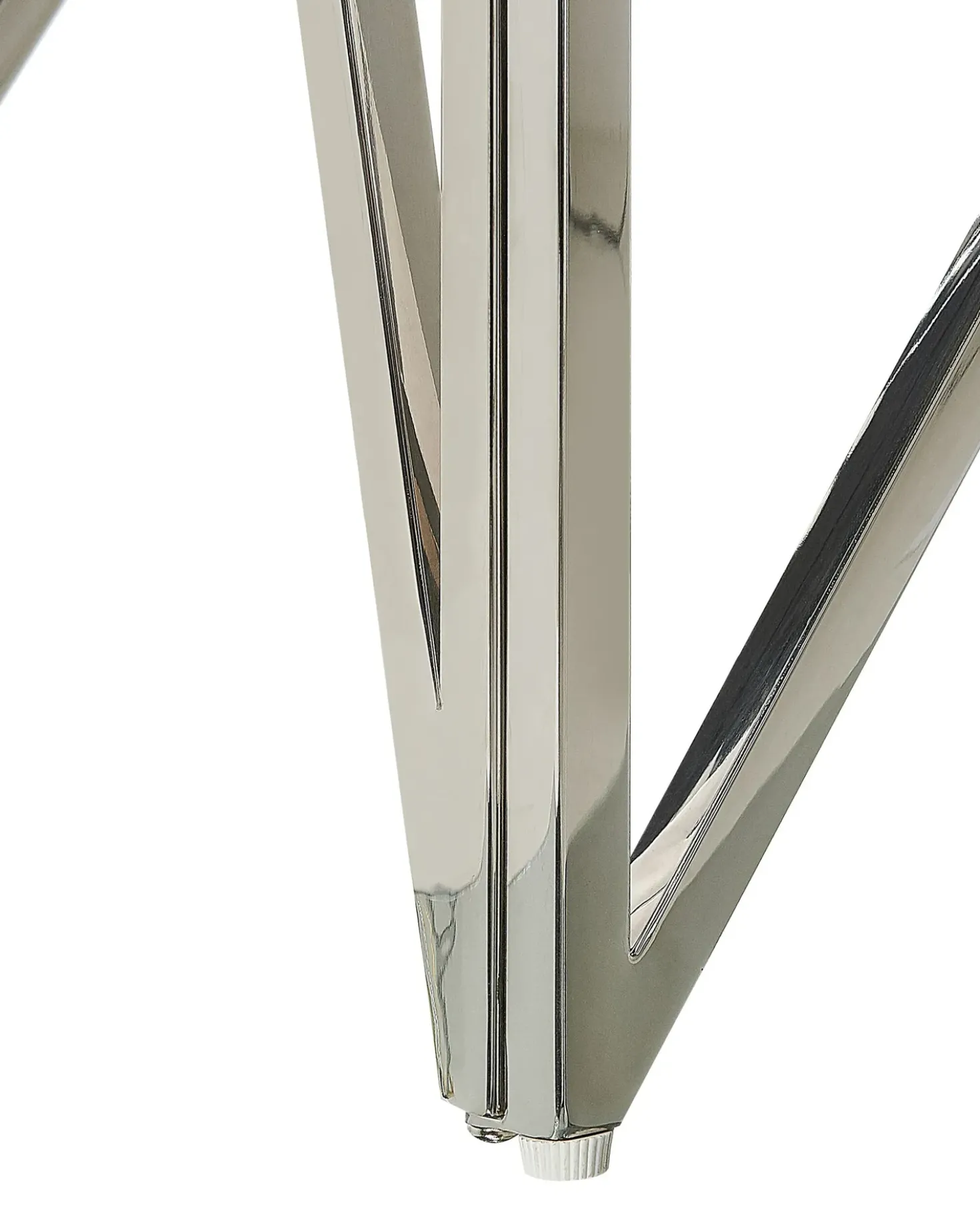Tavolino consolle WESO Vetro temperato Argento
