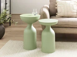 Tavolino COTA Metallo Verde chiaro