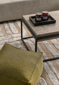 Tavolino da caffè ALTOS Grigio effetto cemento