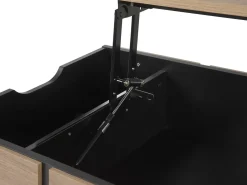 Tavolino da caffè BLACKPOOL Marrone/Nero con contenitore
