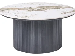 Tavolino da caffè DORA Ceramica Nero