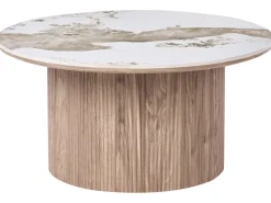 Tavolino da caffè DORA Ceramica Marrone
