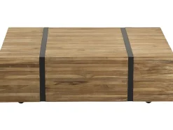Tavolino da caffè GANDER Legno di teak Marrone