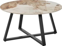 Tavolino da caffè IVINS Ceramica Marmo bianco