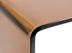 Tavolino da caffè KENDALL Vetro temperato Marrone