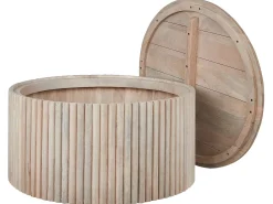 Tavolino da caffè KIRKWOOD Legno di mango Marrone chiaro con contenitore
