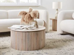 Tavolino da caffè KIRKWOOD Legno di mango Marrone chiaro con contenitore
