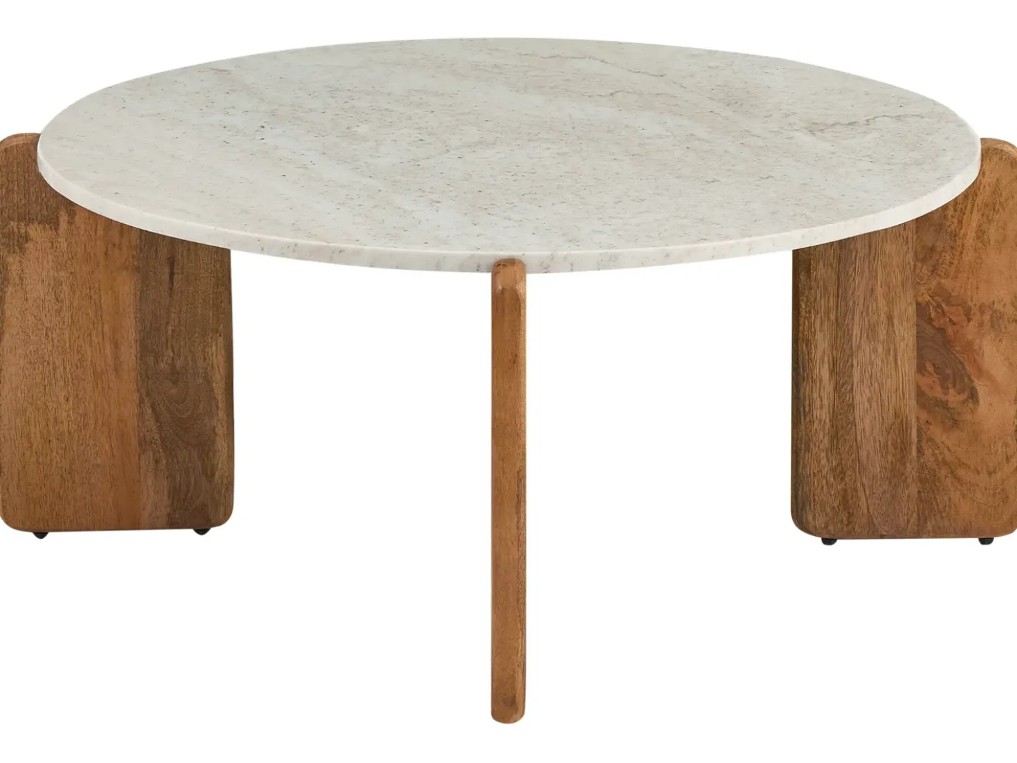 Tavolino da caffè LUNO Marmo Beige chiaro