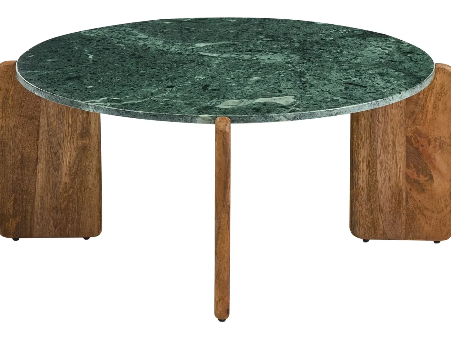 Tavolino da caffè LUNO Marmo Verde scuro