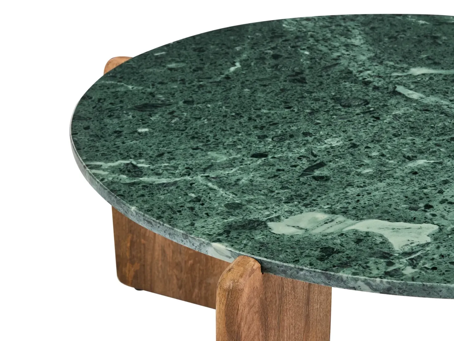 Tavolino da caffè LUNO Marmo Verde scuro