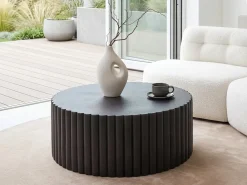 Tavolino da caffè POZZA 117 cm 117 cm Nero