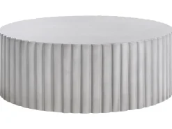 Tavolino da caffè POZZA 117 cm 117 cm Grigio
