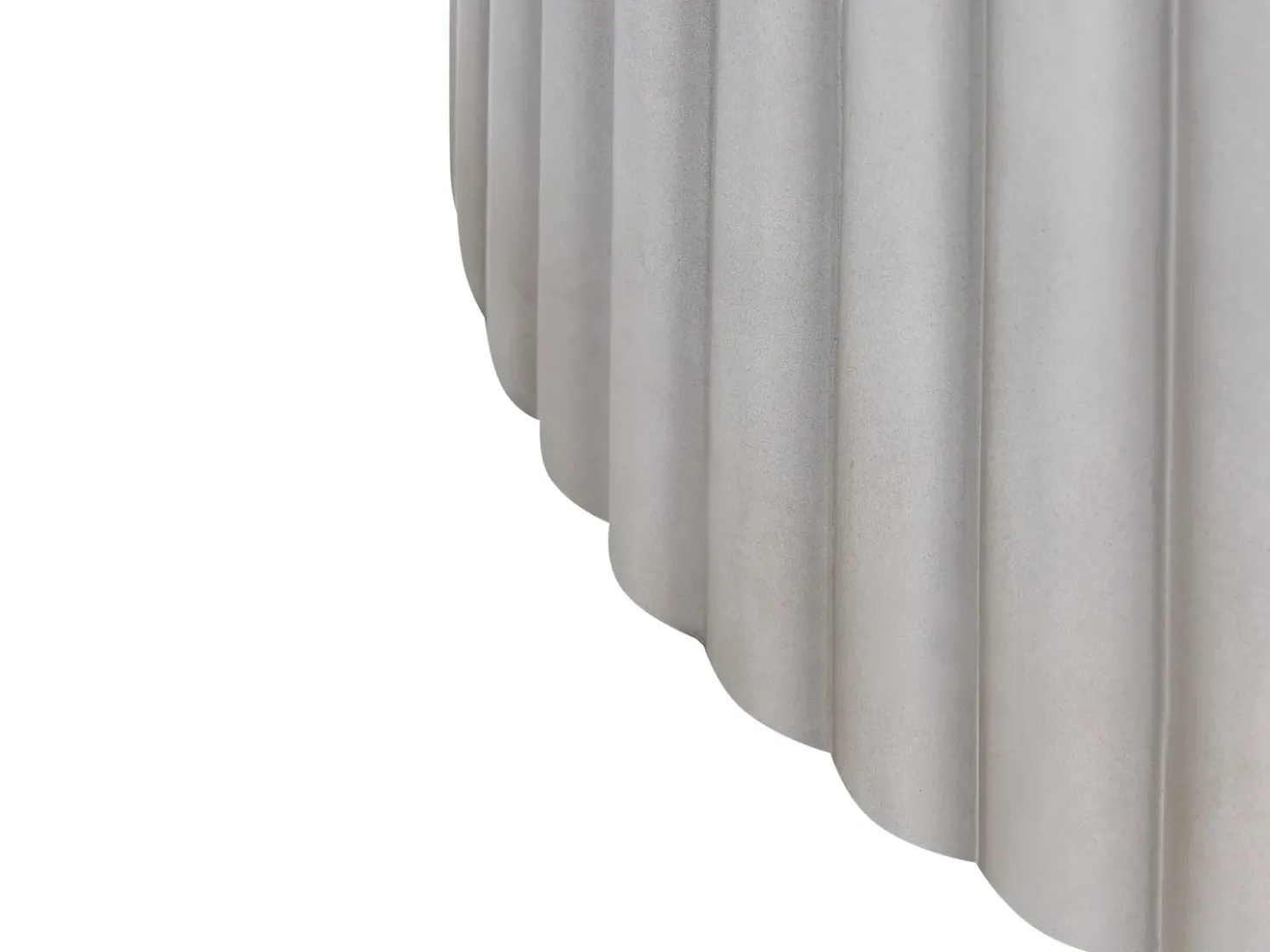 Tavolino da caffè POZZA 117 cm 117 cm Grigio