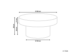 Tavolino da caffè SEUL Marrone scuro