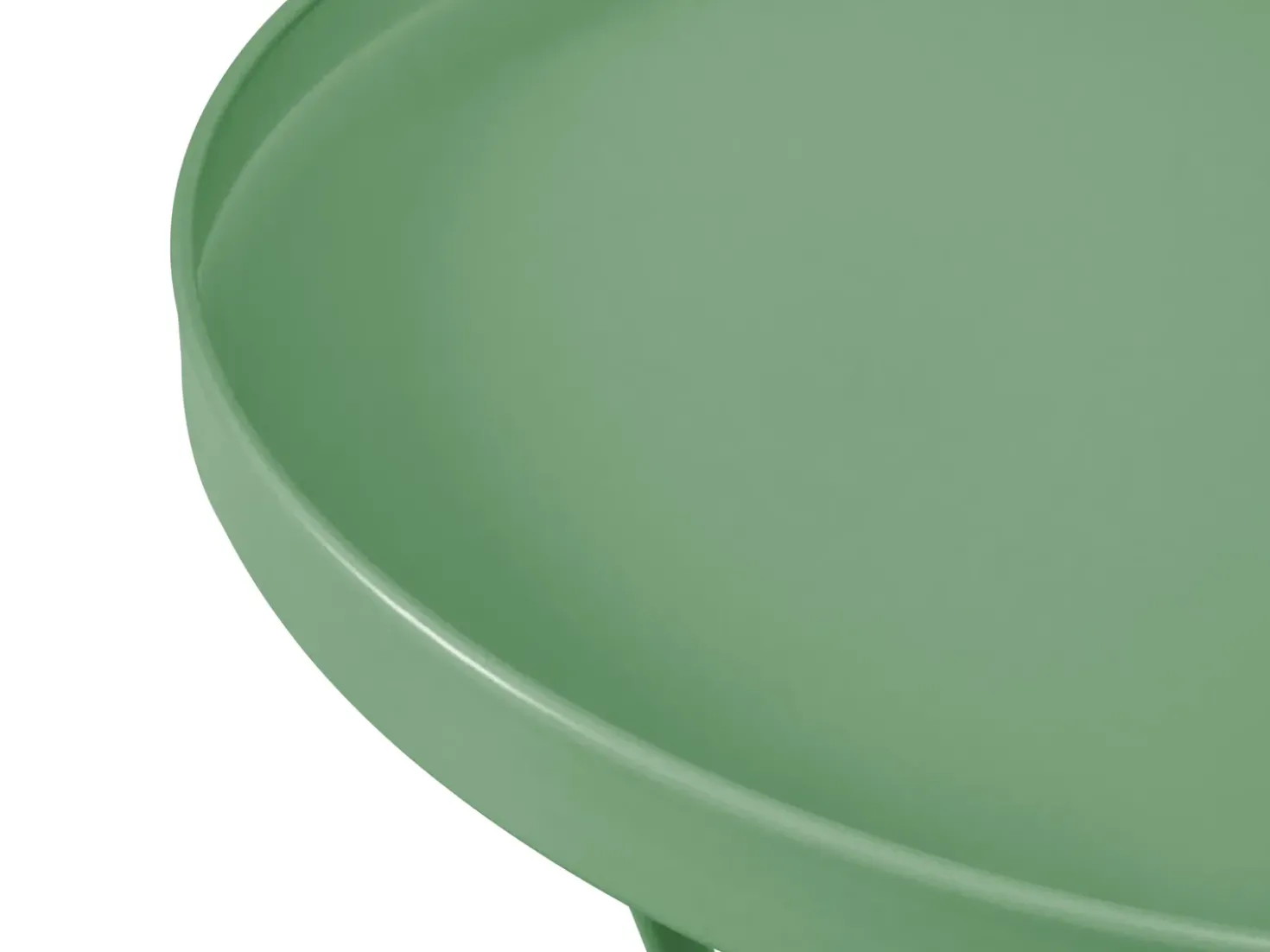 Tavolino da giardino CAVINIA 40 cm 40 cm Metallo Verde