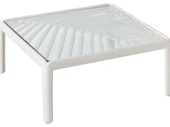 Tavolino da giardino FERRETTI 69 cm 69 cm Beige chiaro
