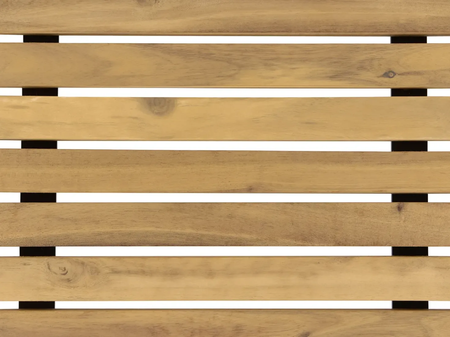 Tavolino da giardino LASCARI 45 cm 45 cm Legno d'acacia Marrone chiaro