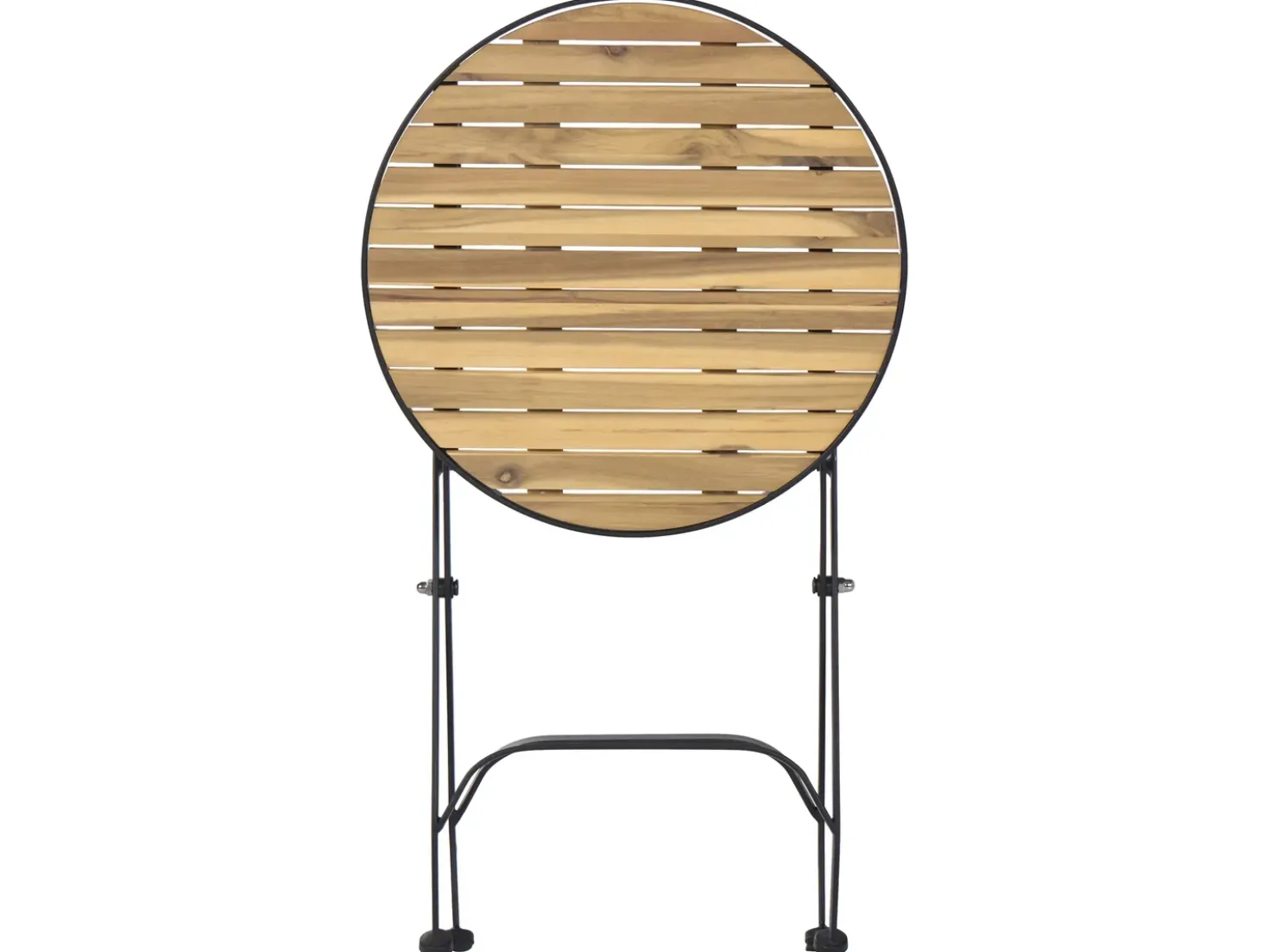 Tavolino da giardino LASCARI 45 cm 45 cm Legno d'acacia Marrone chiaro