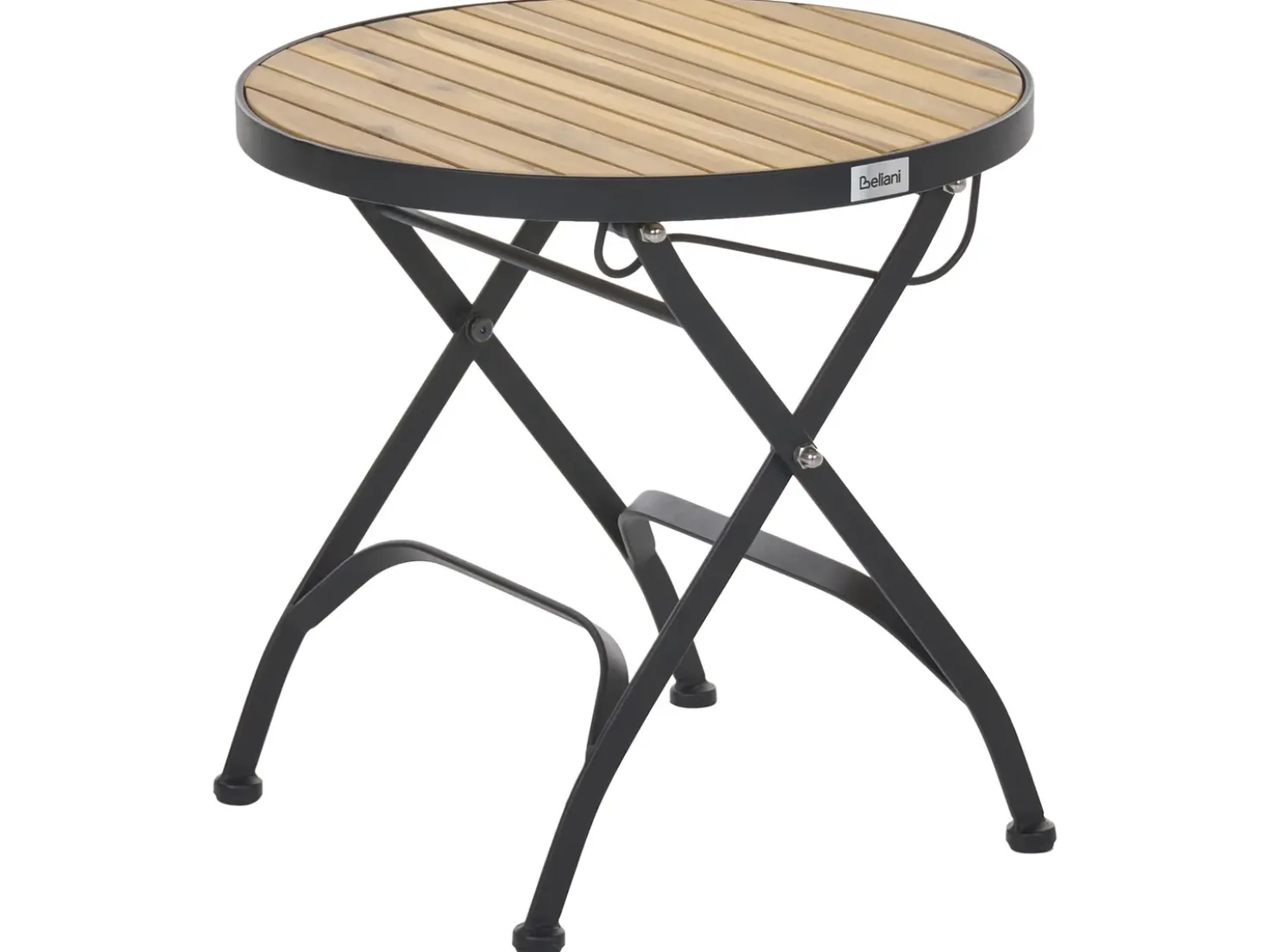 Tavolino da giardino LASCARI 45 cm 45 cm Legno d'acacia Marrone chiaro