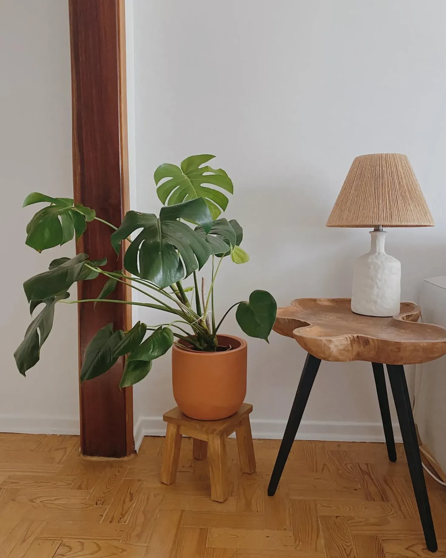 Tavolino ELSA Legno di teak Marrone