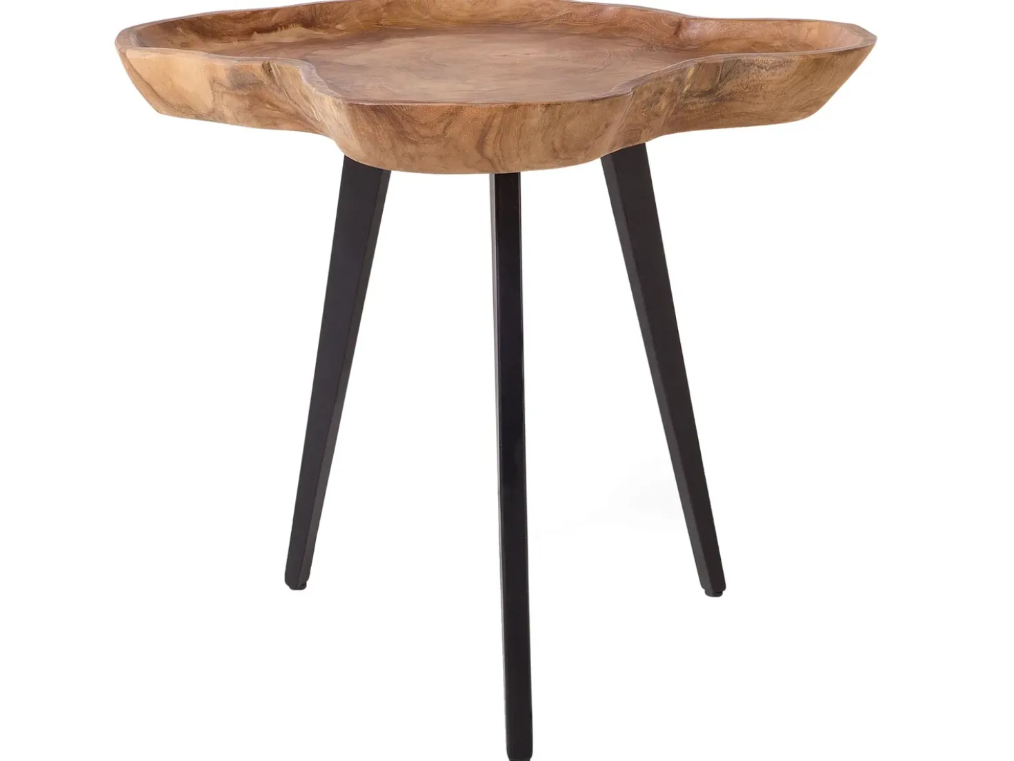 Tavolino ELSA Legno di teak Marrone