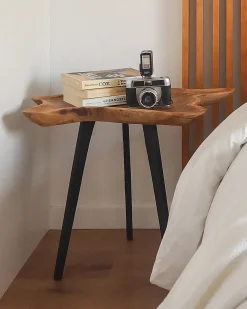 Tavolino ELSA Legno di teak Marrone