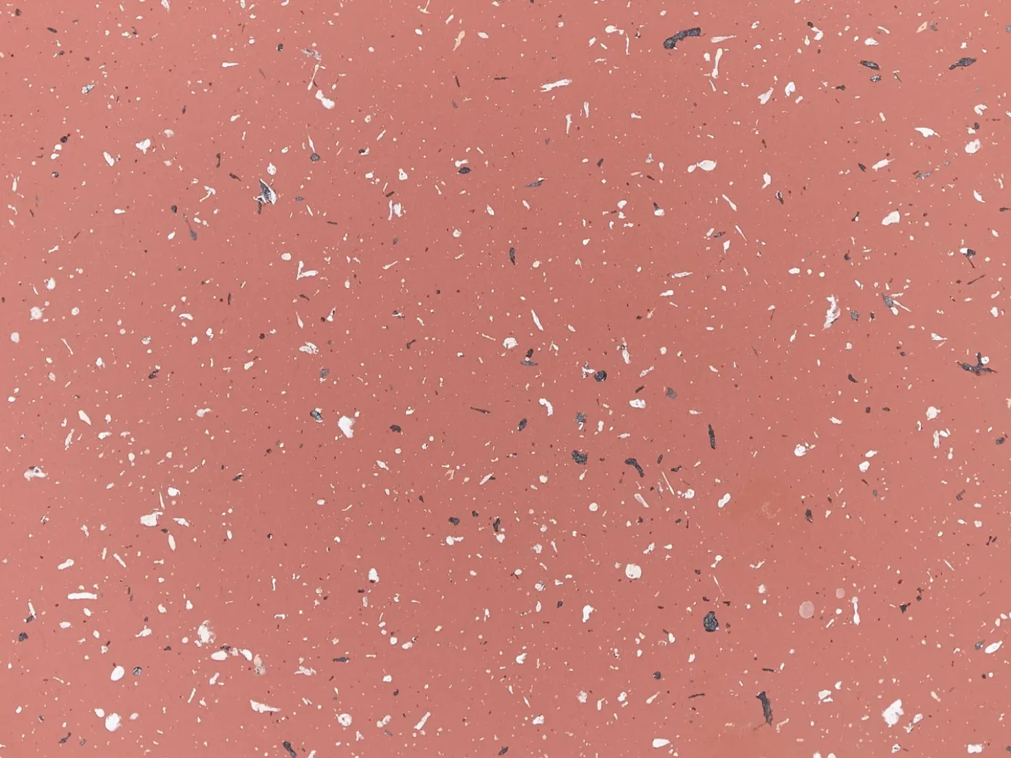 Tavolino FALIRO 37 cm 37 cm Terrazzo Rosso