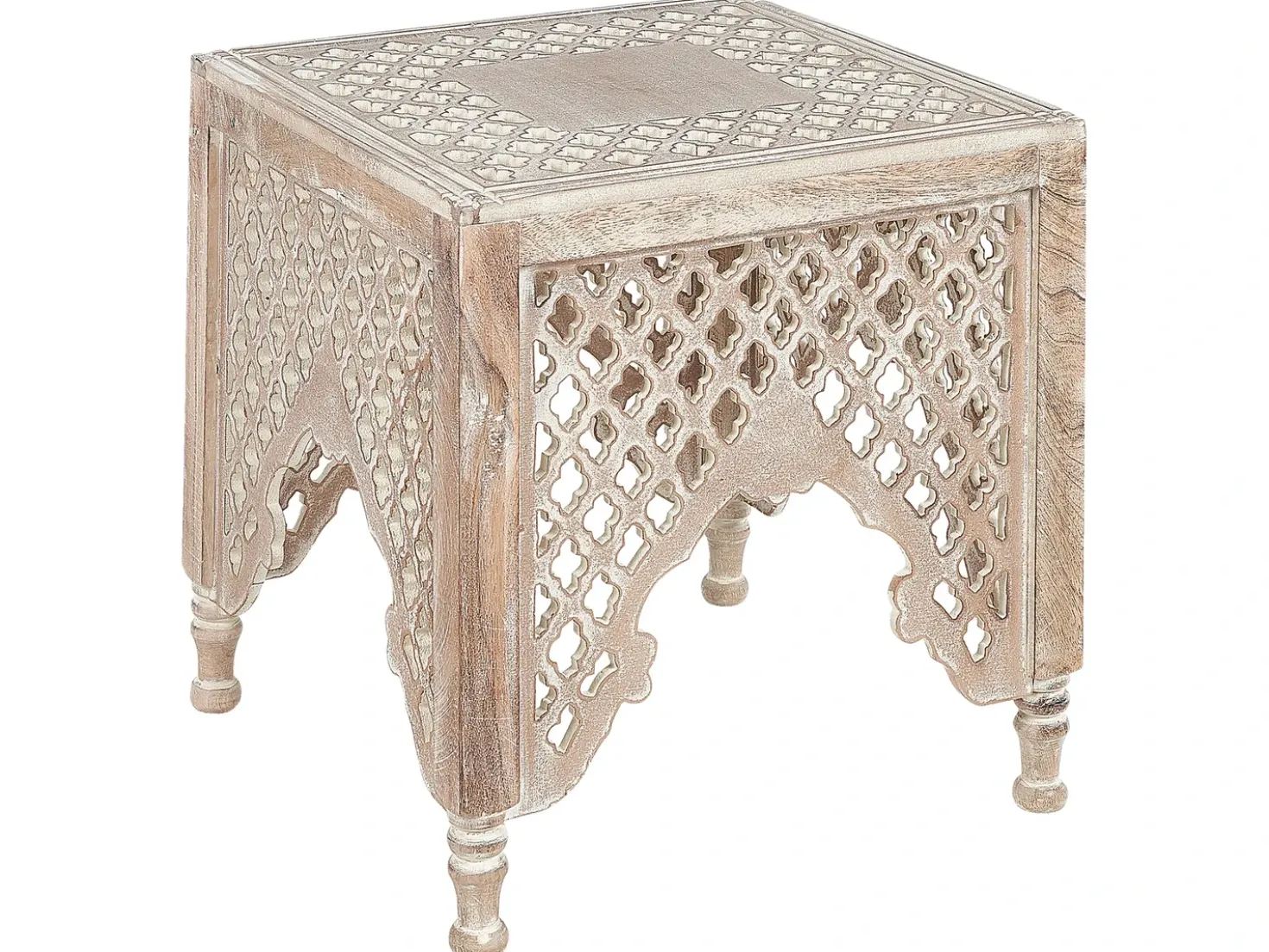 Tavolino KADMA Legno di mango Marrone chiaro