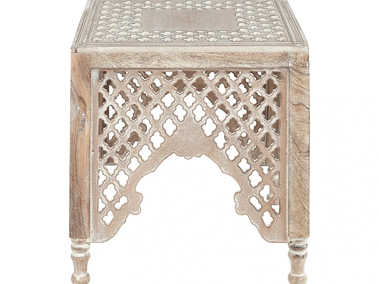Tavolino KADMA Legno di mango Marrone chiaro