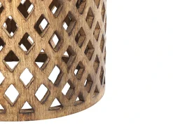 Tavolino KHANPUR Legno di mango Marrone