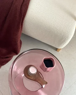 Tavolino LAGUNA Vetro Rosso
