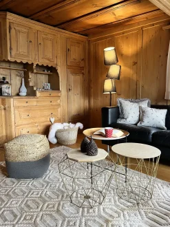 Tavolino LANARK Oro con contenitore