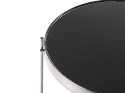 Tavolino LUCEA Vetro temperato Argento