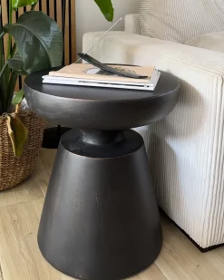 Tavolino MINCIO 45 cm 45 cm Nero