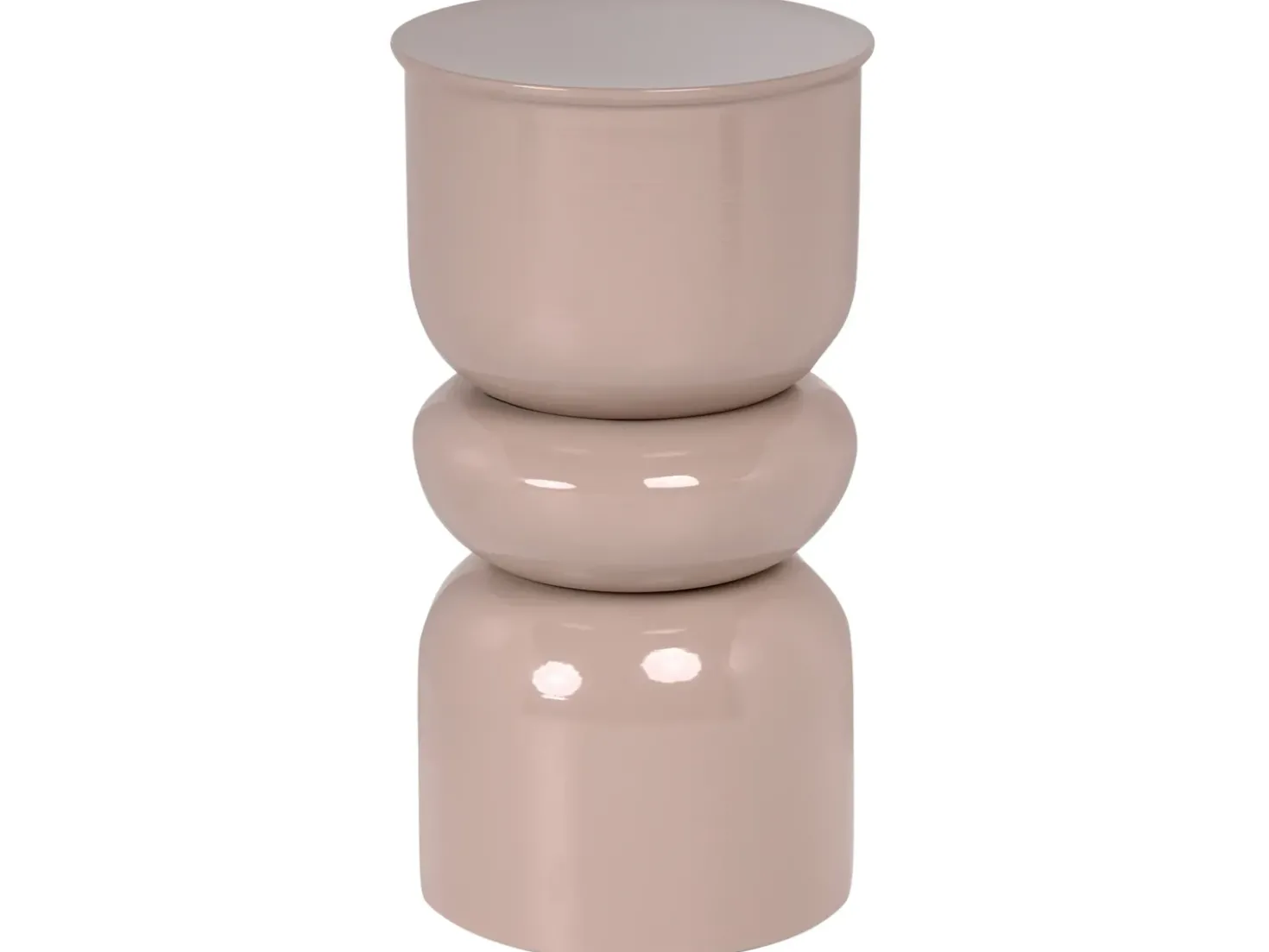 Tavolino PAGE Metallo Beige chiaro