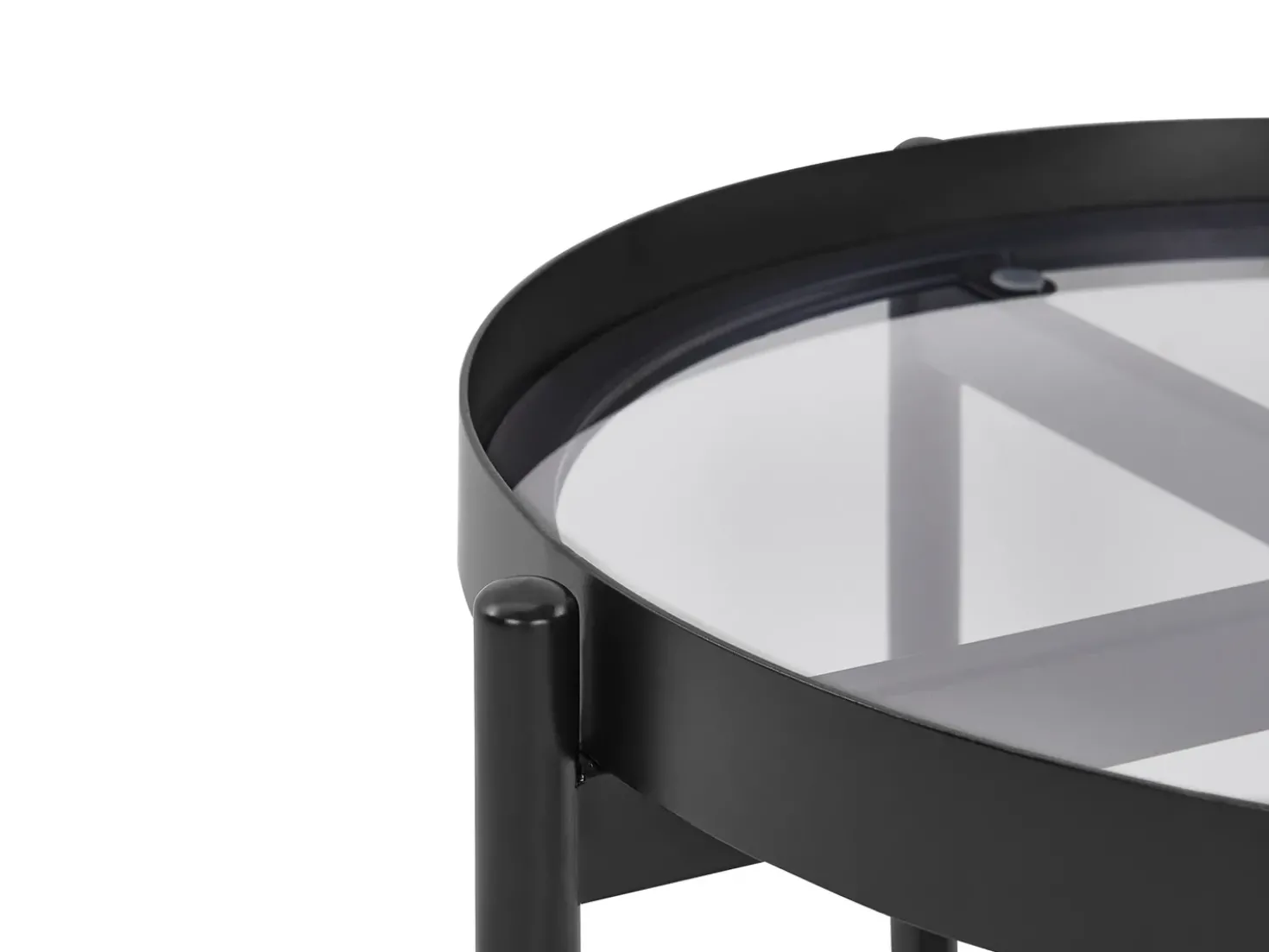 Tavolino RENO Metallo Nero