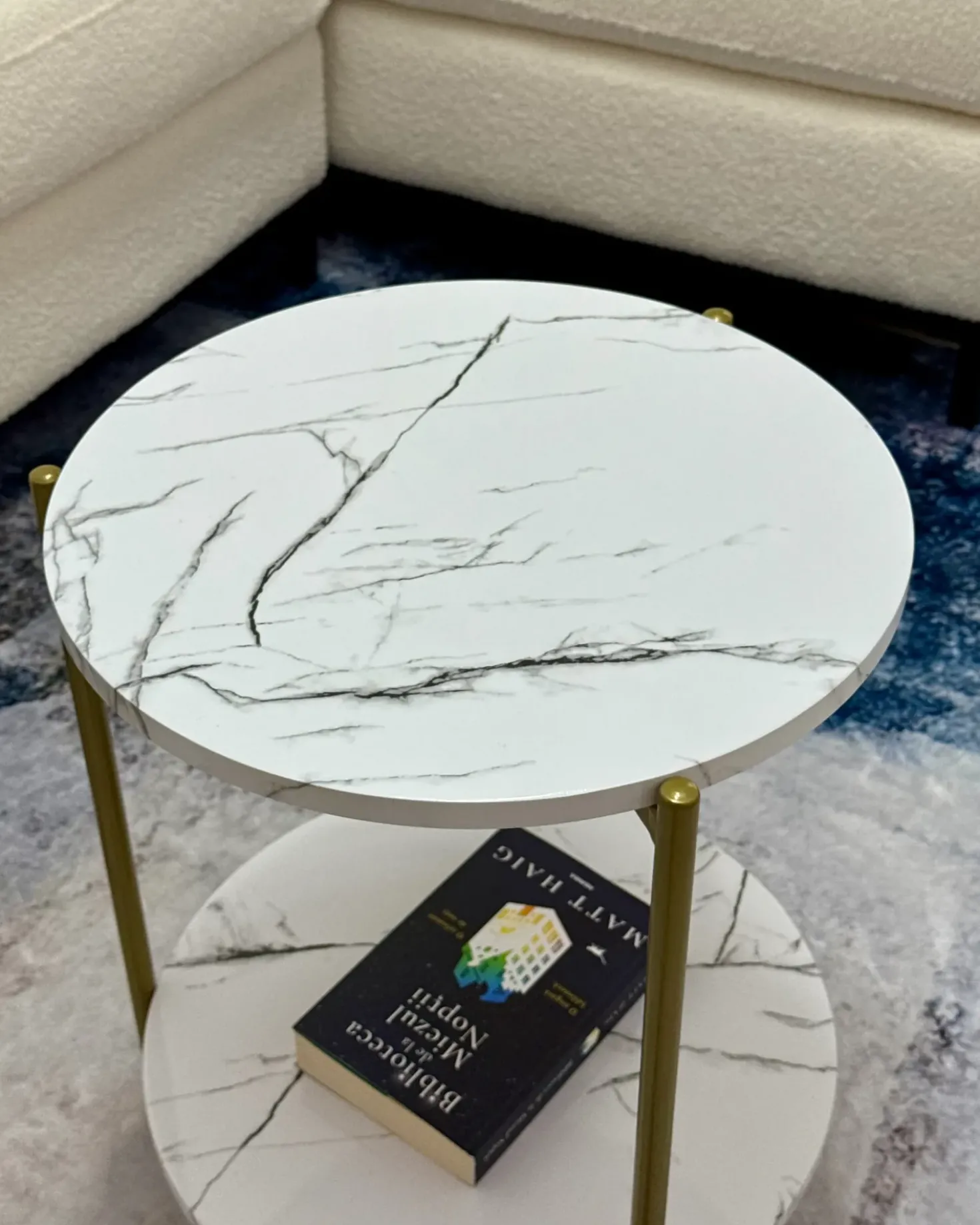 Tavolino REVA Marmo bianco