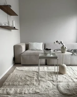 Tavolino SAXON Metallo Bianco