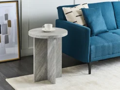 Tavolino STANTON Grigio effetto cemento
