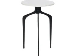 Tavolino TIHOI Marmo Nero/Bianco