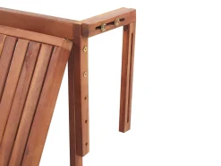 Tavolo da balcone UDINE 70 cm 69 cm Legno d'acacia Marrone