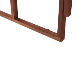 Tavolo da balcone UDINE 70 cm 69 cm Legno d'acacia Marrone