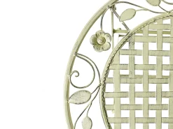 Tavolo da bar da giardino BIVIO 60 cm 60 cm Metallo Verde chiaro