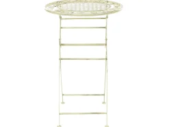 Tavolo da bar da giardino BIVIO 60 cm 60 cm Metallo Verde chiaro