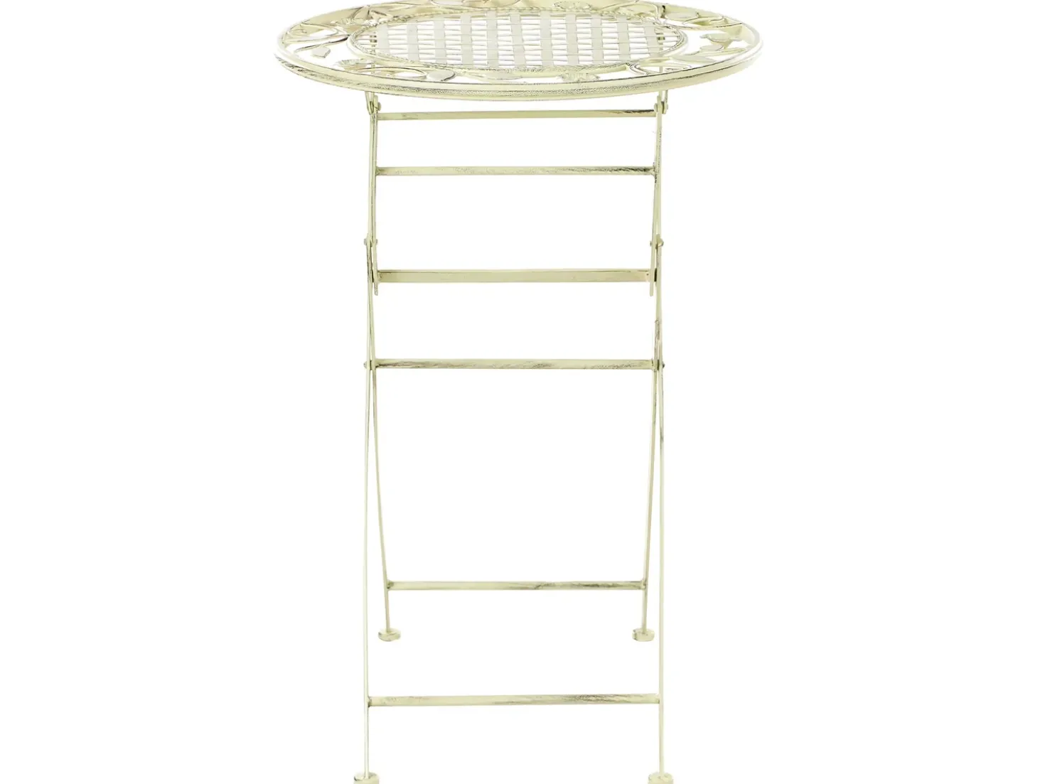 Tavolo da bar da giardino BIVIO 60 cm 60 cm Metallo Verde chiaro