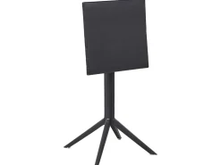 Tavolo da bar da giardino LEMNOS 60 cm 60 cm Nero