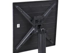 Tavolo da bar da giardino LEMNOS 60 cm 60 cm Nero