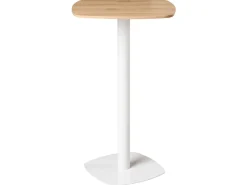 Tavolo da bar MORELLA Marrone chiaro/Bianco 60 cm 60 cm